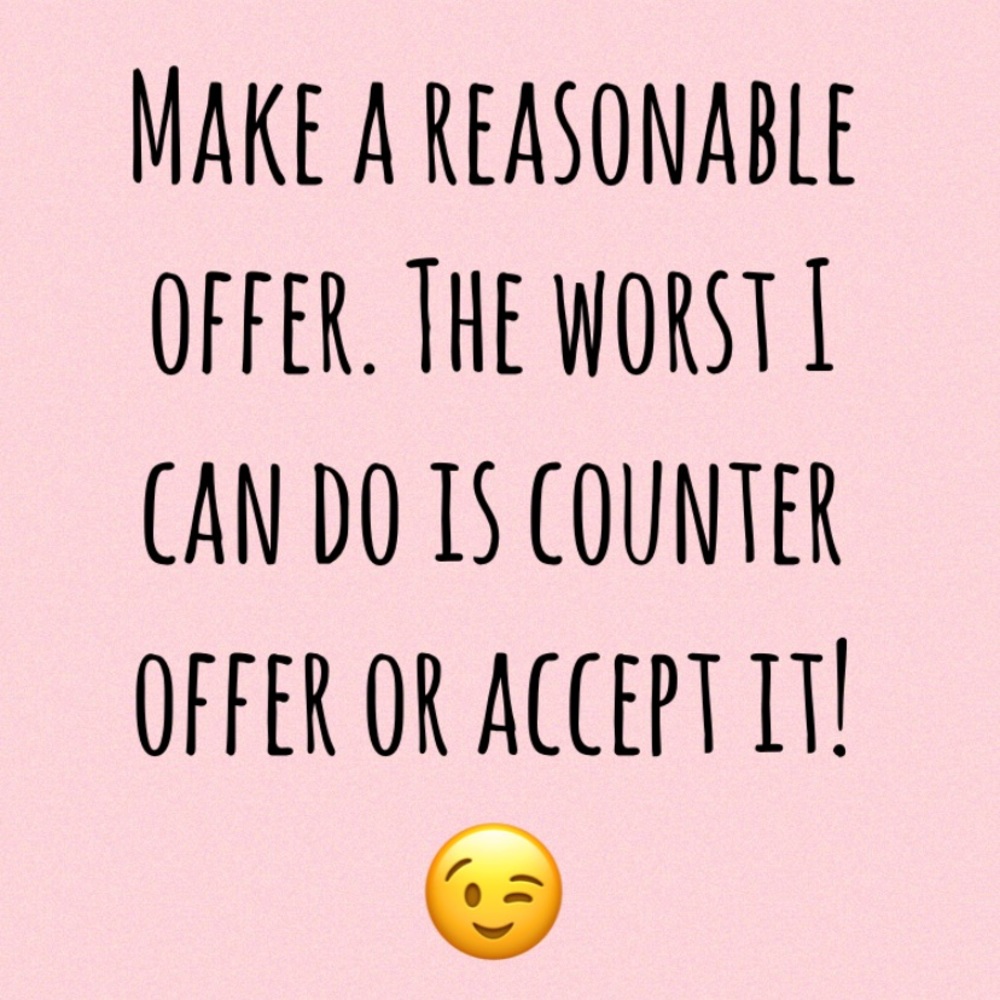 Make an offer or bundle a few items!